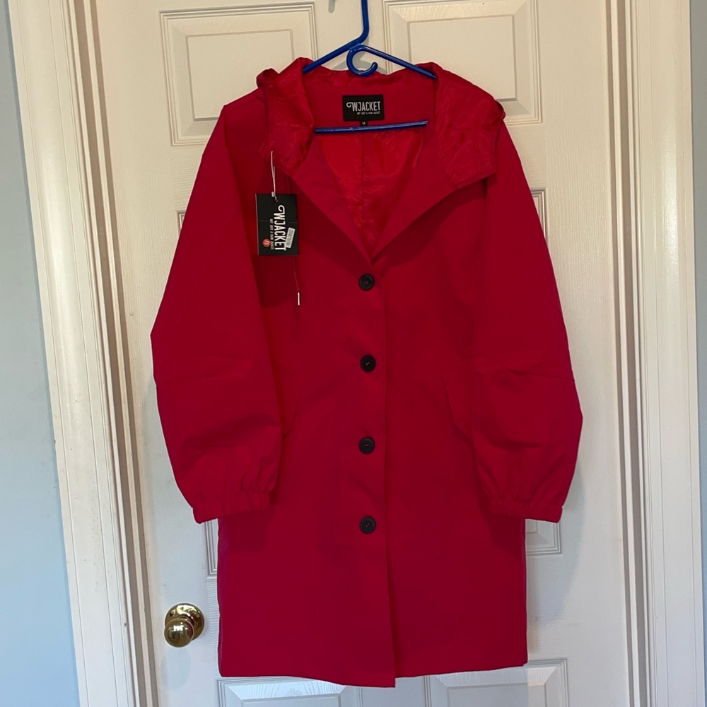 NEW WJACKET Barbara pink windbreaker rain jacket
